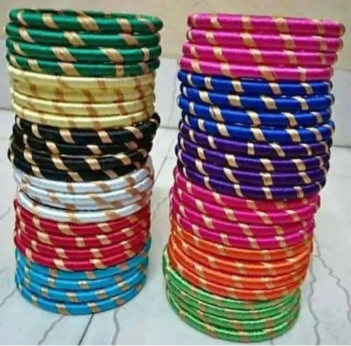 Silk Thread Gota Bangles